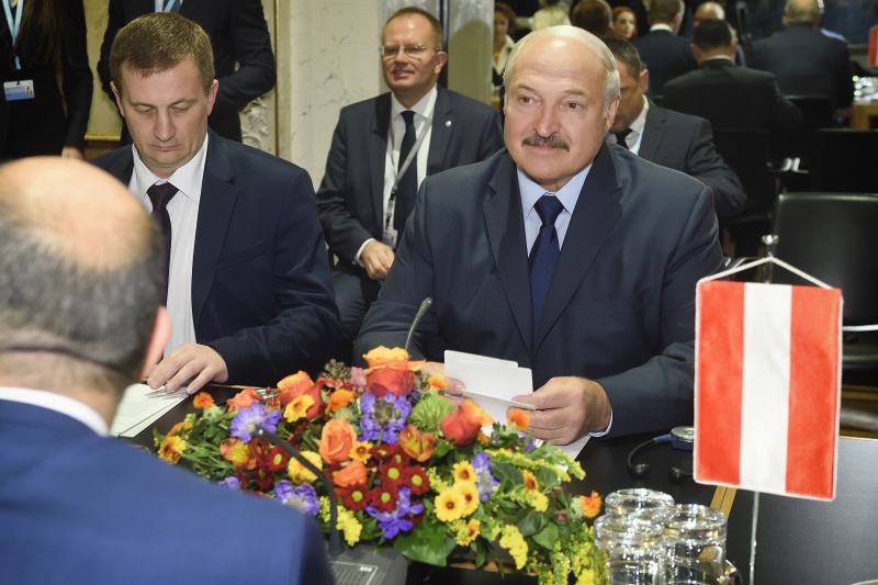 Aussprache: Präsident der Republik Belarus Aleksandr Lukashenko