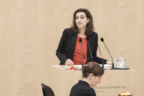 Alma Zadc im parlament // Gendern in Gesetzen