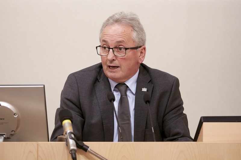 Begrüßung durch Bundesratspräsident Karl Bader (V)