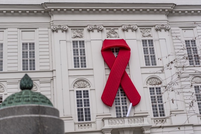 Red Ribbon am Josefsplatz