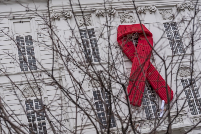 Red Ribbon am Josefsplatz