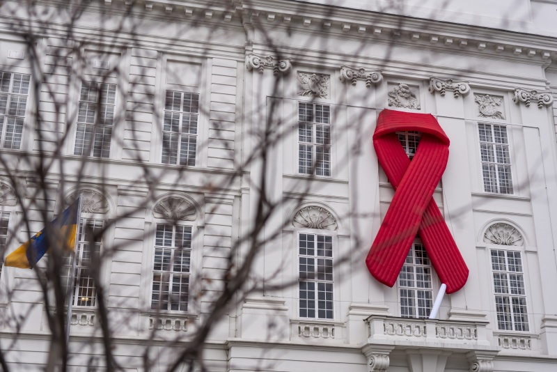 Red Ribbon am Josefsplatz