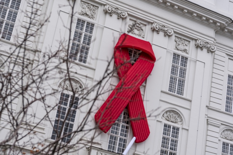 Red Ribbon am Josefsplatz