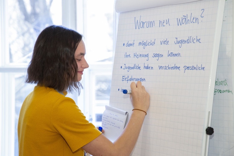 Flipchart mit Ergebnissen