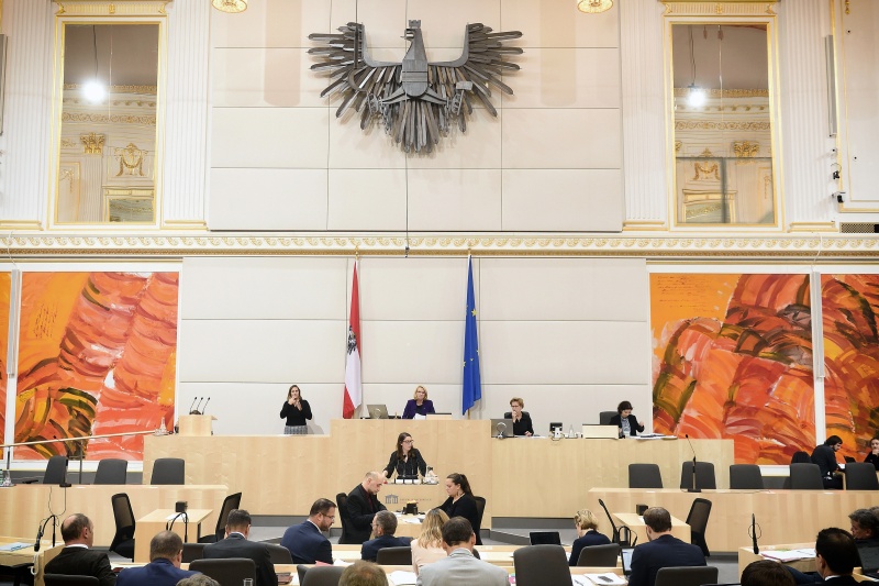 Nationalratsabgeordnete Julia Herr (S) am Rednerpult