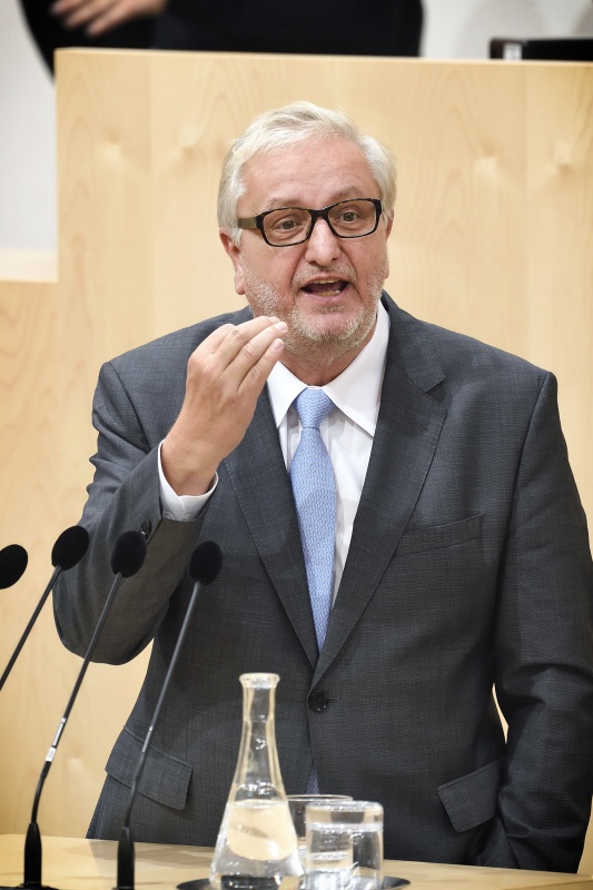 Nationalratsabgeordneter Christoph Matznetter (S) am Rednerpult