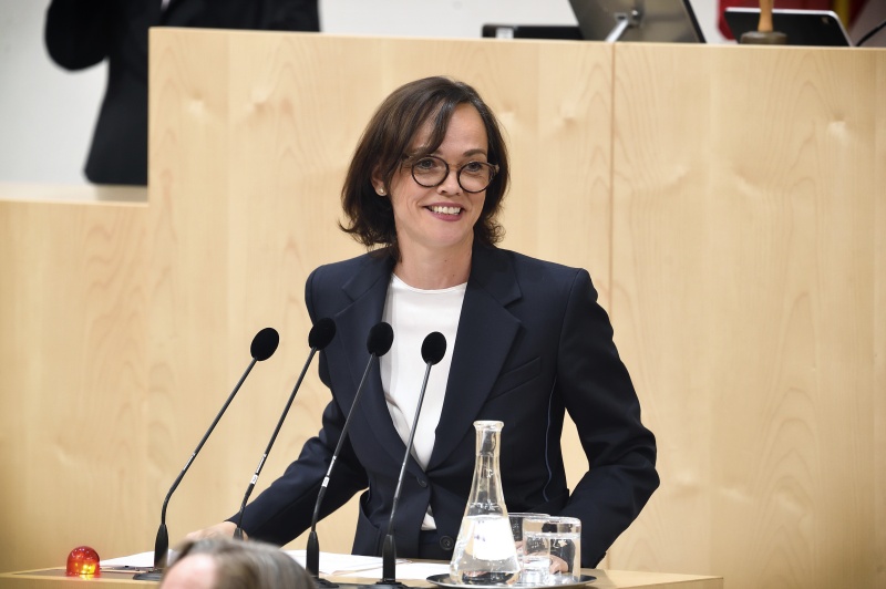 Nationalratsabgeordnete Sonja Hammerschmid (S) am Rednerpult