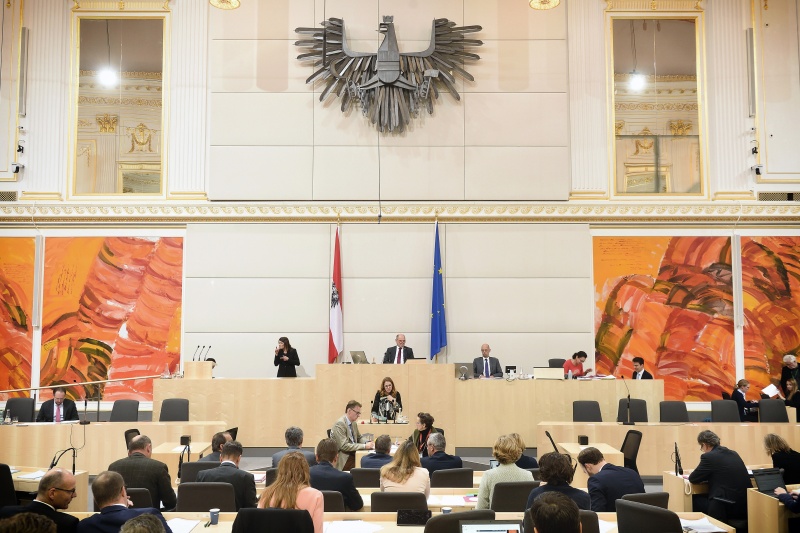 Nationalratsabgeordnete Carmen Jeitler-Cincelli (V) am Rednerpult