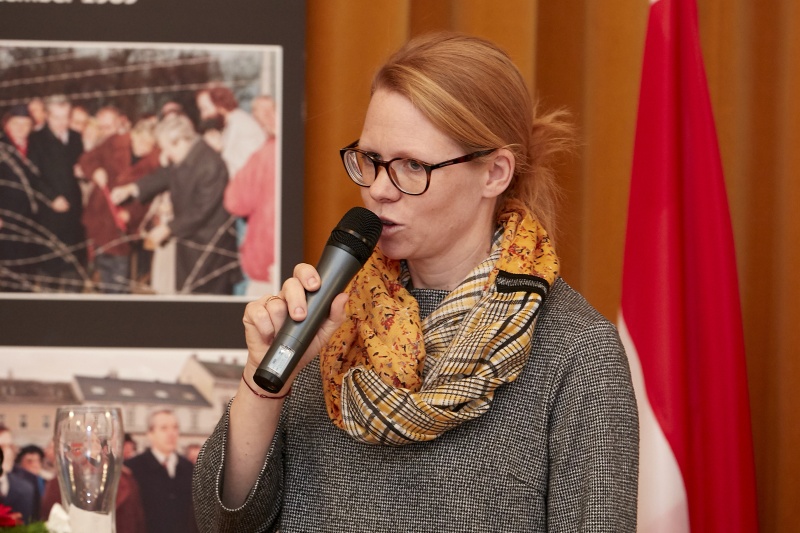 Moderation durch Carina Wurz Alois Mock Institut