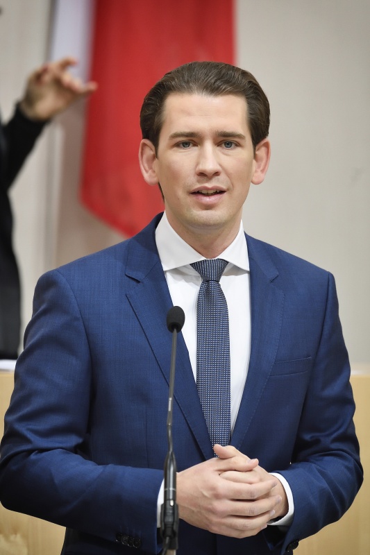 Erklärung durch Bundeskanzler Sebastian Kurz (V)