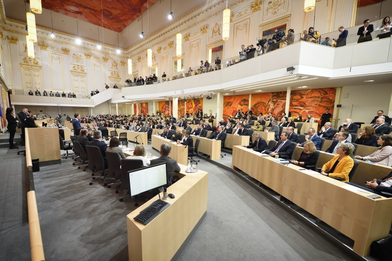 Blick Richtung SitzungsteilnehmerInnen