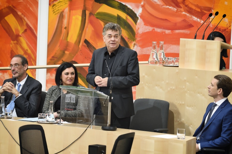 Erkärung durch Vizekanzler Werner Kogler (G)