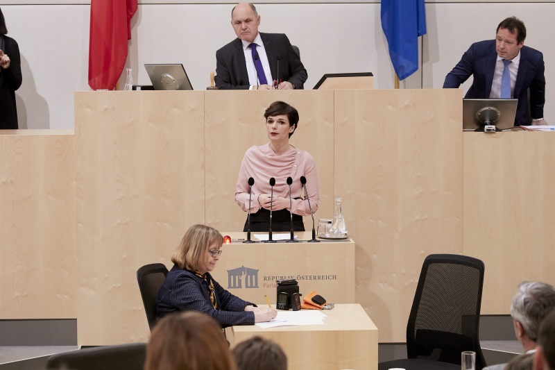 Kubobfrau Pamela Rendi-Wagner (S) am Wort