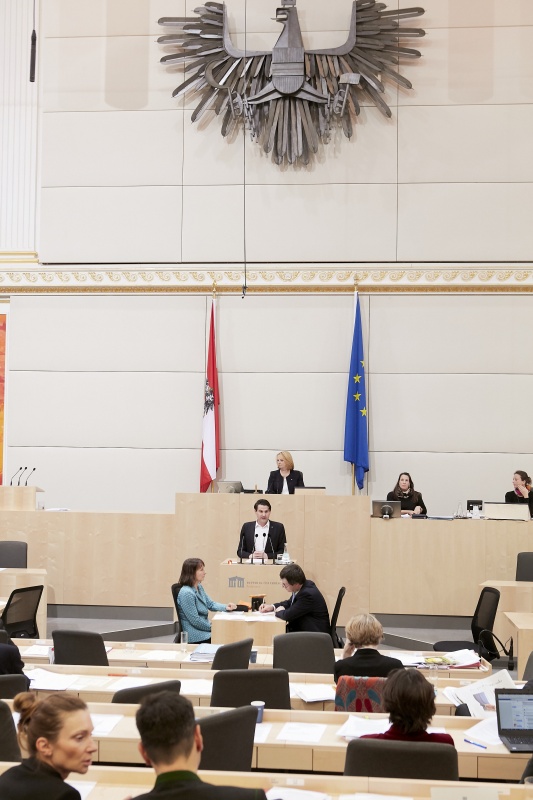 Am Rednerpult Nationalratsabgeordneter Christoph Zarits (V)