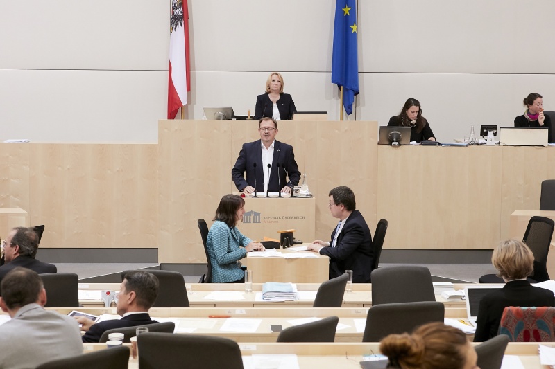 Am Rednerpult  Nationalratsabgeordneter Rudolf Silvan (S)