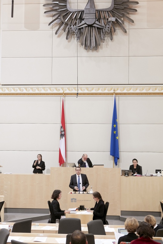 Am Rednerpult Nationalratsabgeordneter Markus Vogl (S)