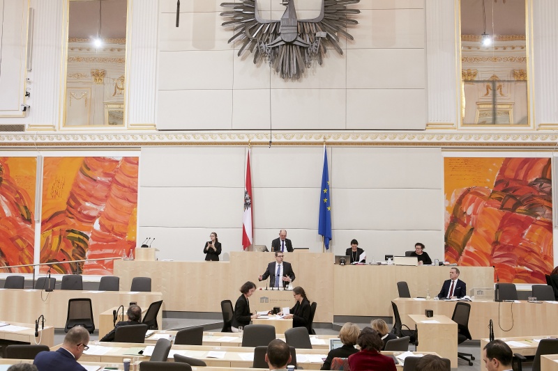 Am Rednerpult Nationalratsabgeordneter Markus Vogl (S)