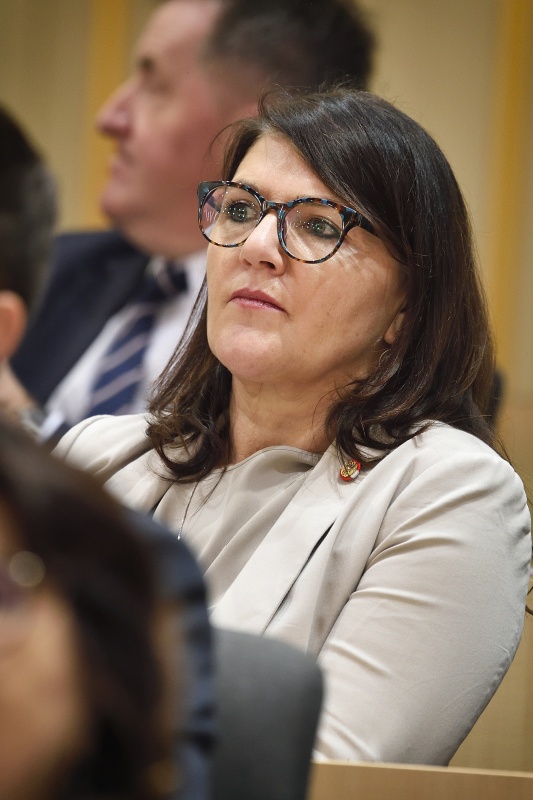 Nationalratsabgeordnete Alexandra Tanda (V) im Plenum