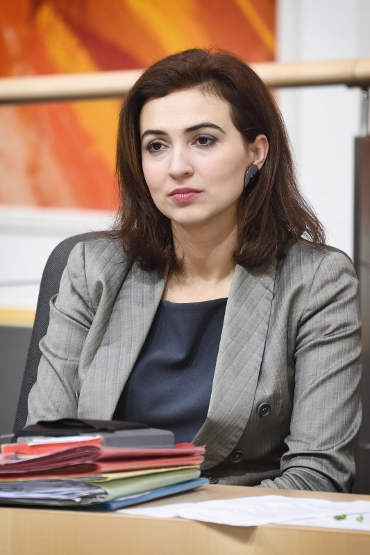 Justizministerin Alma Zadic (G)