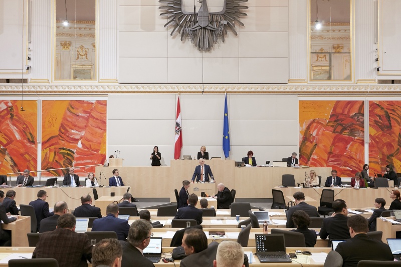 Am Rednerpult Nationalratsabgeordneter Josef Moser (V)