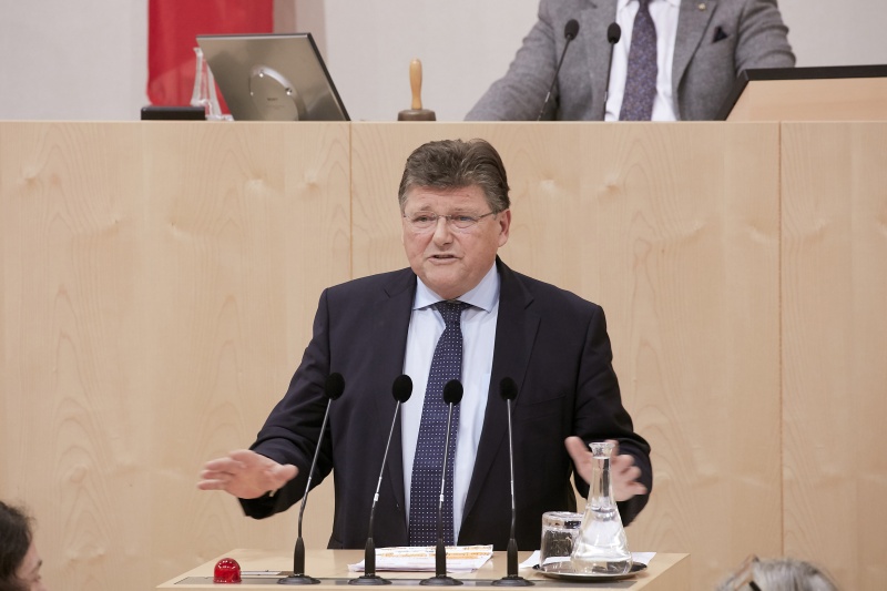 Am Rednerpult Nationalratsabgeordneter Rainer Wimmer (S)