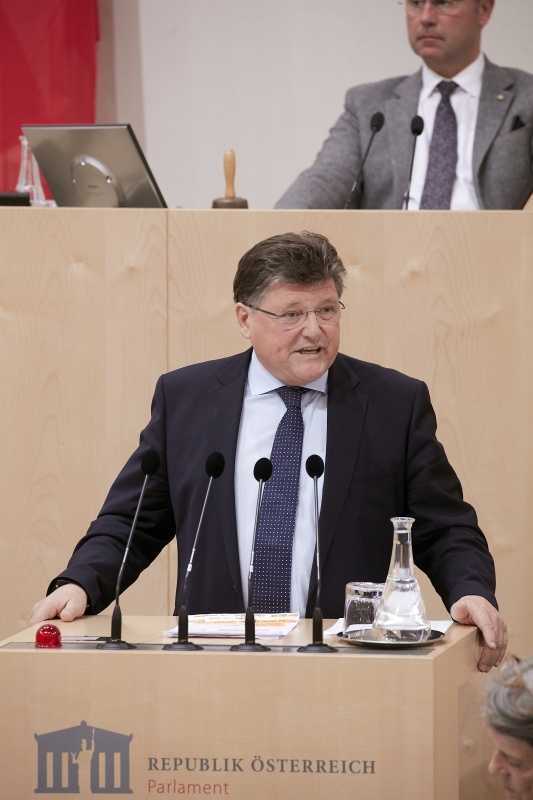Am Rednerpult Nationalratsabgeordneter Rainer Wimmer (S)