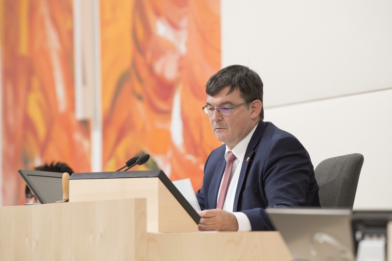 Am Präsidium: Bundesratsvizepräsident Michael Wanner (S)