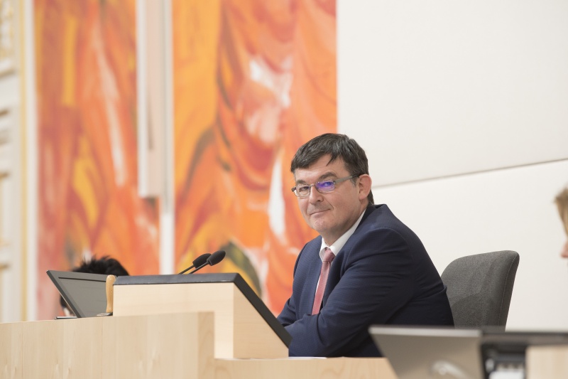 Am Präsidium: Bundesratsvizepräsident Michael Wanner (S)