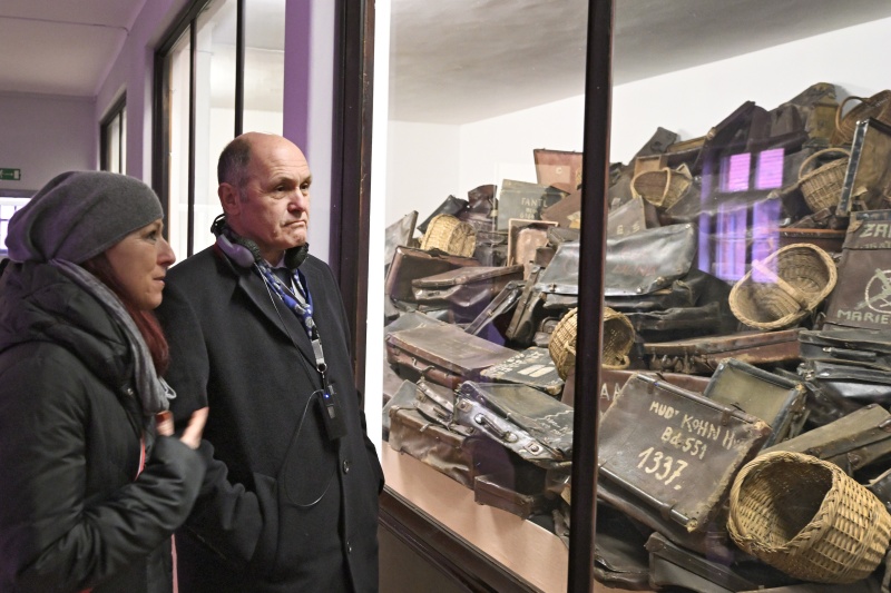 Von links: Generalsekretärin des Nationalfonds und des Allgemeinen Entschädigungsfonds Hannah Lessing, Nationalratspräsident Wolfgang Sobotka (V)