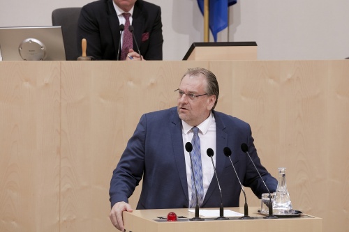Am Rednerpult Nationalratsabgeordneter Andreas Kollross (S)