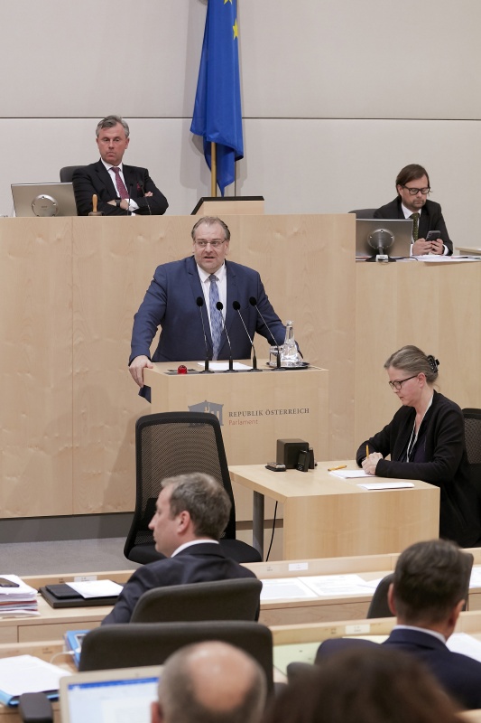 Am Rednerpult Nationalratsabgeordneter Andreas Kollross (S)