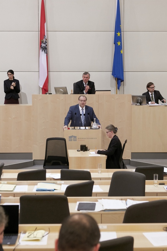 Am Rednerpult Nationalratsabgeordneter Andreas Kollross (S)