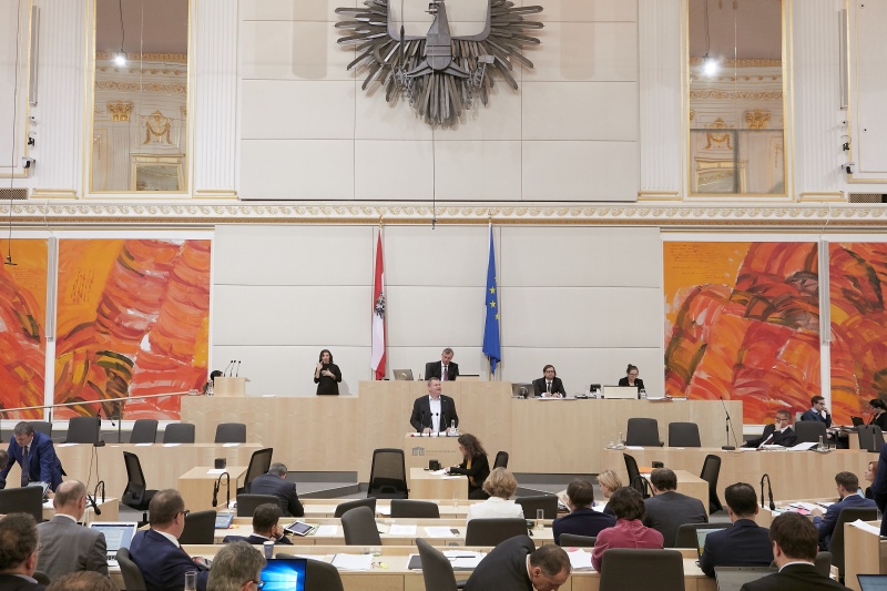 Am Rednerpult Nationalratsabgeordneter Michael Seemayer (S)