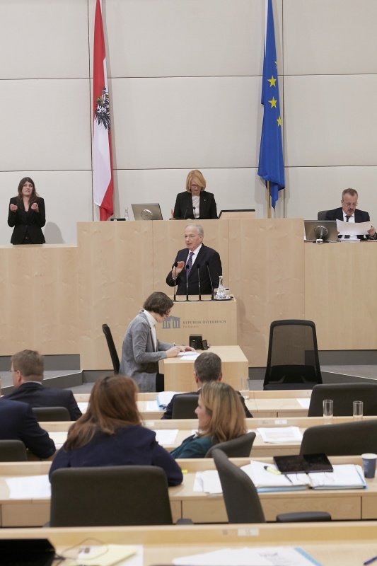 Am Rednerpult Nationalratsabgeordneter Rudolf Taschner (V)