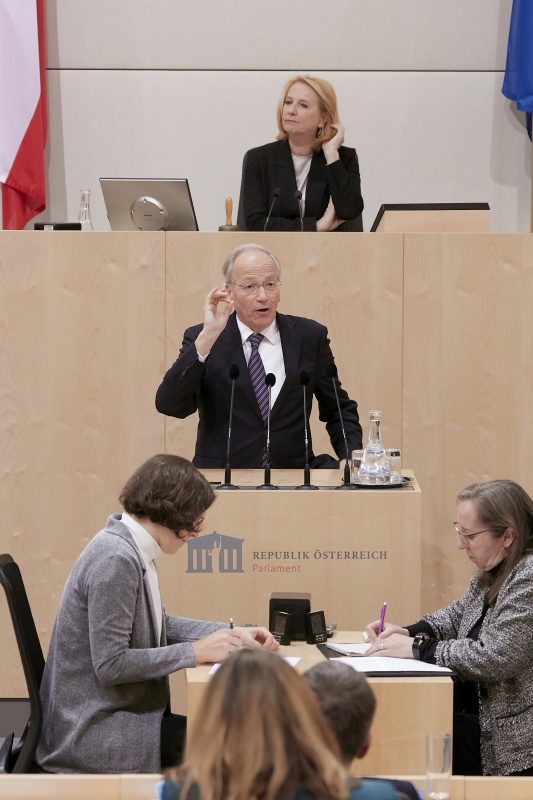 Am Rednerpult Nationalratsabgeordneter Rudolf Taschner (V)