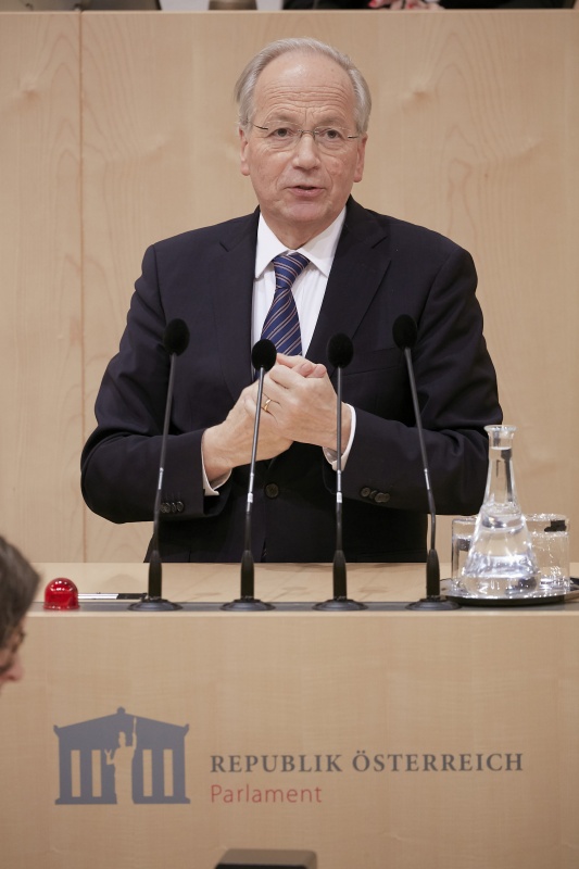 Am Rednerpult Nationalratsabgeordneter Rudolf Taschner (V)