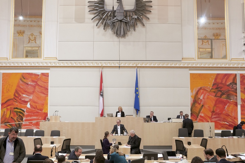 Am Rednerpult Nationalratsabgeordneter Dietmar Keck (S)