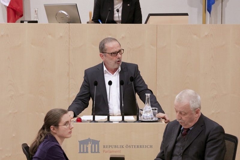 Am Rednerpult Nationalratsabgeordneter Dietmar Keck (S)