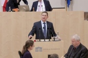 Am Rednerpult Nationalratsabgeordneter Andreas Kühberger (V)