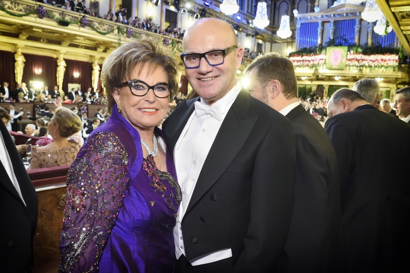 Bundesratspräsident Robert Seeber (V) mit Gattin Elfriede Seeber
