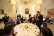 Abendempfang. Begrüßung der Gäste durch den Slowakischen Parlamentspräsidenten Andrej Danko