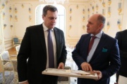 Von rechts: Nationalratspräsident Wolfgang Sobotka (V), der slowakische Parlamentspräsident Andrej Danko