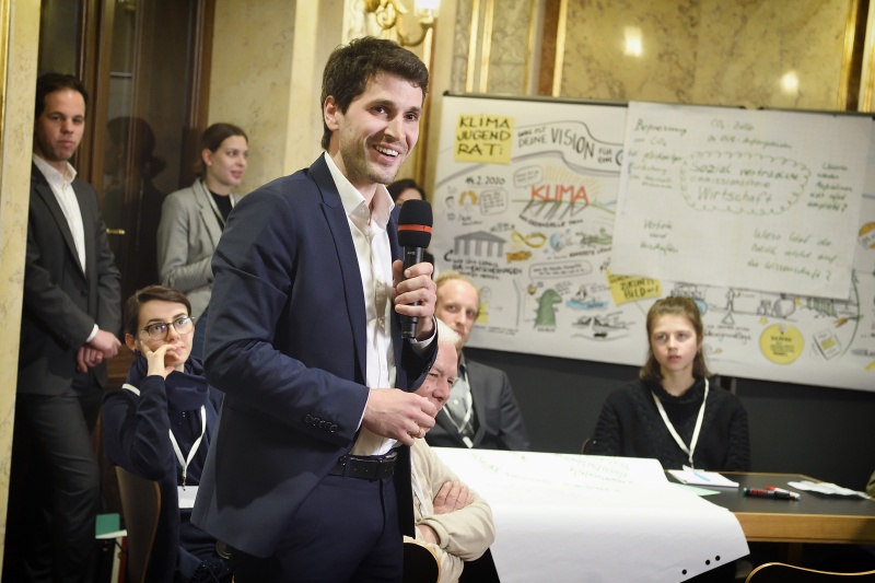 Nationalratsabgeordneter Lukas Hammer (G)