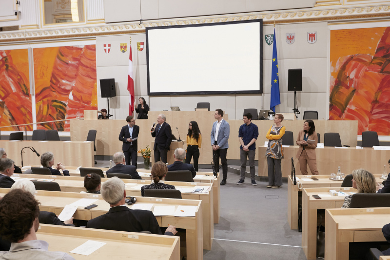 Sum Up der Eindrücke.Blick Richtung VeranstaltungsteilnehmerInnen