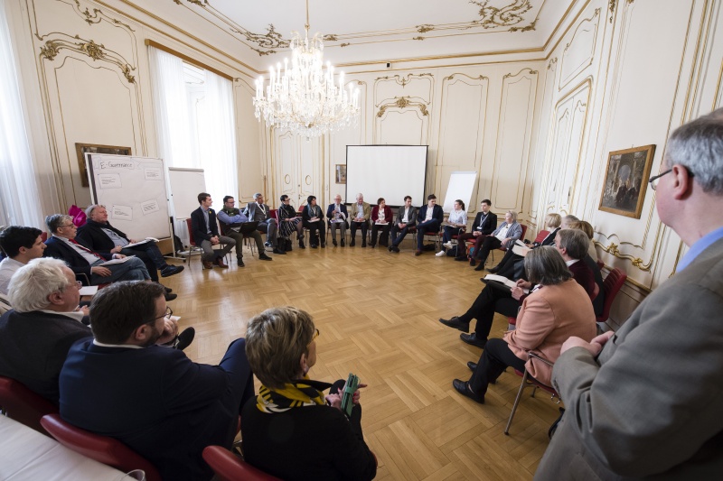 Blick Richtung VeranstaltungsteilnehmerInnen