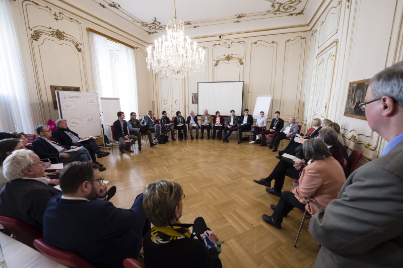 Blick Richtung VeranstaltungsteilnehmerInnen