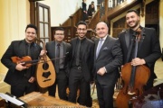 Konzert arabische Musik in der 'Faculty of Music Education'. Nationalratspräsident Wolfgang Sobotka (V) mit Musikern