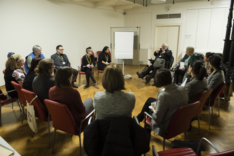 Blick Richtung VeranstaltungsteilnehmerInnen bei Workshop 1