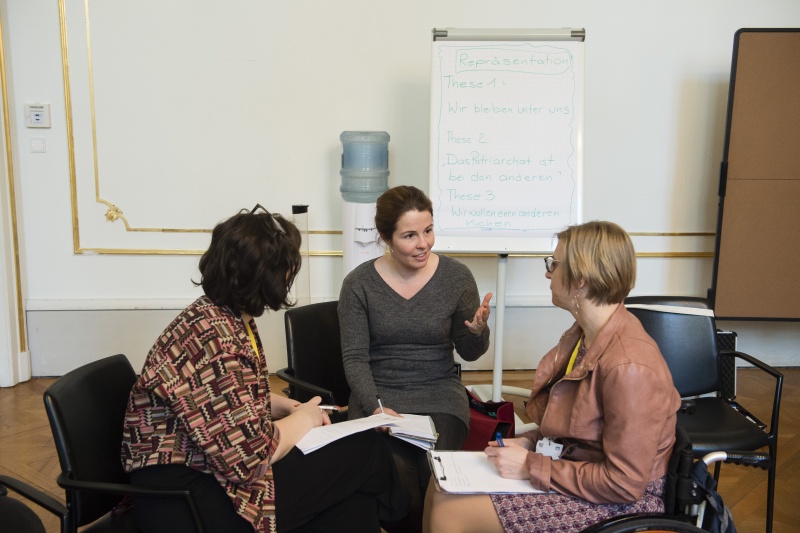 Blick Richtung VeranstaltungsteilnehmerInnen bei Workshop 3