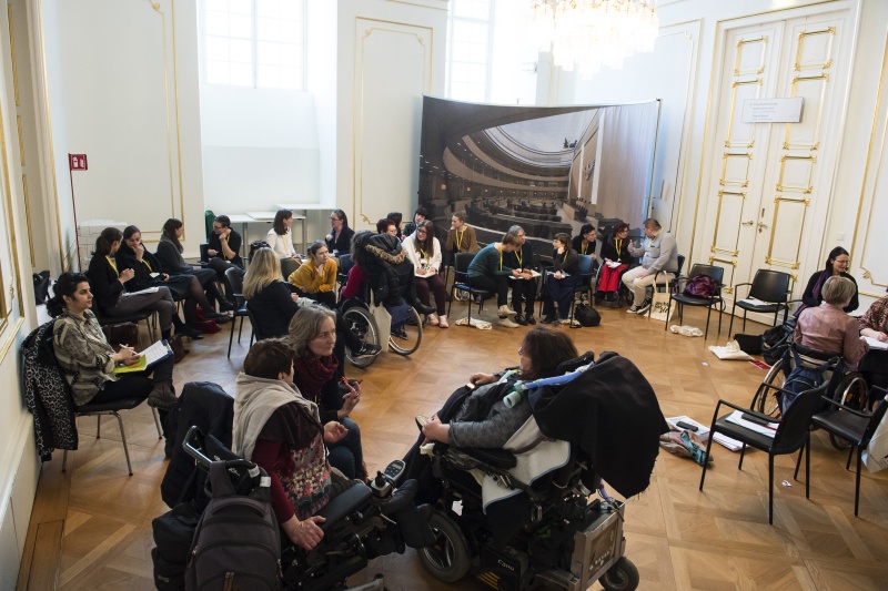 Blick Richtung VeranstaltungsteilnehmerInnen bei Workshop 3